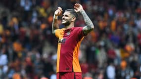 Mauro Icardi en septembre 2022 avec Galatasaray