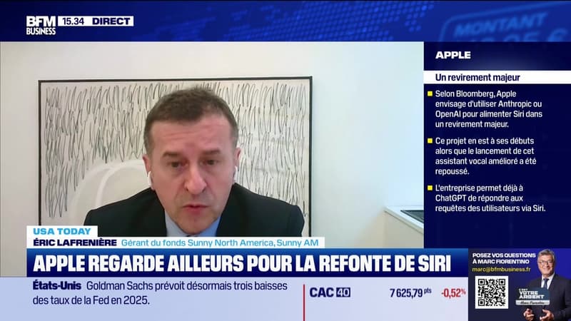 USA Today : Apple envisagerait d'abandonner ses propres modèles d'IA, par Eric Lafrenière - 01/07