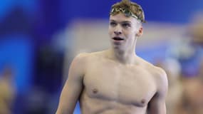 Léon Marchand en juillet 2023