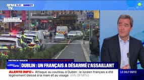 Attaque au couteau à Dublin: l'assaillant a été désarmé par un lycéen français (info BFMTV)