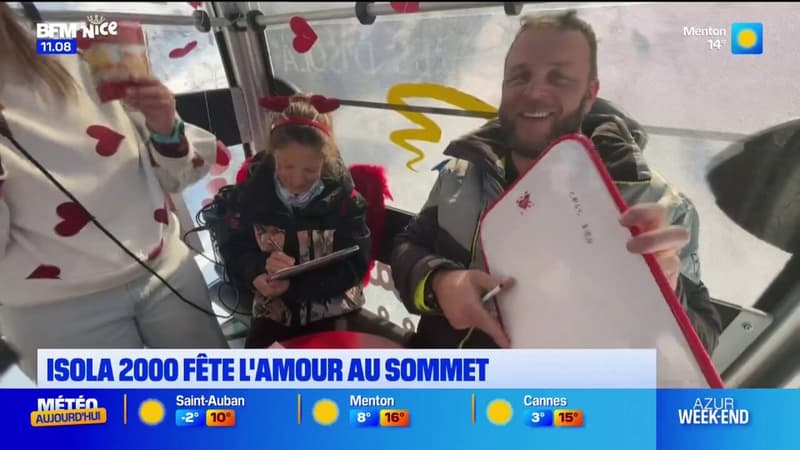  Alpes-Maritimes: Isola 2000 fête l'amour au sommet