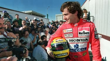 Ayrton Senna, à Phoenix le 7 mars 1991