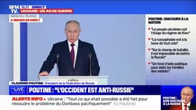 Pour Vladimir Poutine, "l'Occident n'est parvenu à rien et ne parviendra à aucun de ses objectifs"