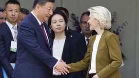 Le président chinois Xi Jinping et la présidente de la Commission européenne Ursula von der Leyen.