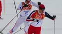 Jason Lamy Chappuis derrière Magnus Hovdal Moan