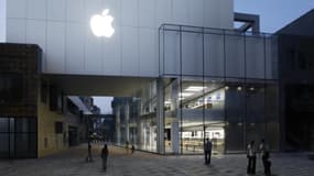 Un Apple Store à Pékin, en Chine, un pays où le groupe compte se développer de manière exponentielle.