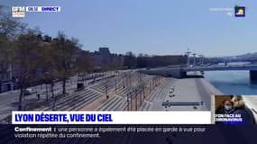 Lyon déserte: les images aériennes de la ville en plein confinement