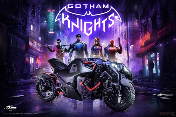 La Batcycle de Lazareth pour le jeu Gotham Knights