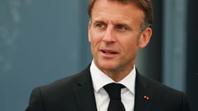 Emmanuel Macron à Oradour-sur-Glane le 10 juin 2024