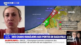 Gaza: "On demande à une population civile de se déplacer d'une zone bombardée vers une autre zone bombardée" affirme Guillemette Thomas, coordinatrice médicale Médecins sans frontières