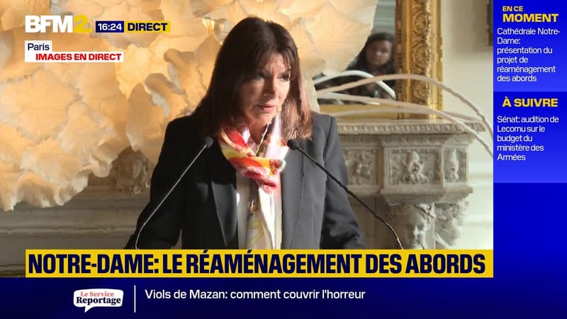 Anne Hidalgo confirme les "50 millions € de budget" sur le réaménagement des abords de Notre-Dame