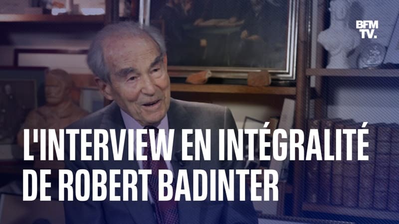 L’interview de Robert Badinter en intégralité
