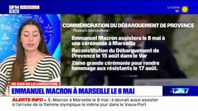 Commémoration des 80 ans de la Libération: Emmanuel Macron à Marseille le 8 mai