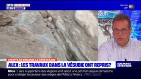 Tempête Alex: "les travaux ont commencé à reprendre" sur la commune de Belvédère