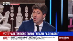 Aurélien Pradié, député non-inscrit du Lot, déclare "qu'il ne fait pas partie de la droite qui capitule face au RN"
