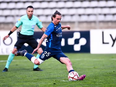 Migouel Alfarela rate son penalty contre Sochaux, le 17 mai