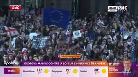 Géorgie : manifs contre la loi sur l'influence étrangère