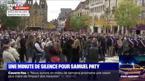 Une minute de silence et la Marseillaise à Moulins, la ville natale de Samuel Paty