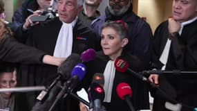 Me Béatrice Zavarro, avocate de Dominique Pelicot, après l'énoncé du verdict, à la cour criminelle du Vaucluse le 19 décembre 2024