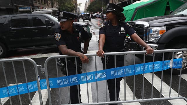 Des agents de police à New York, le 19 septembre 2016.