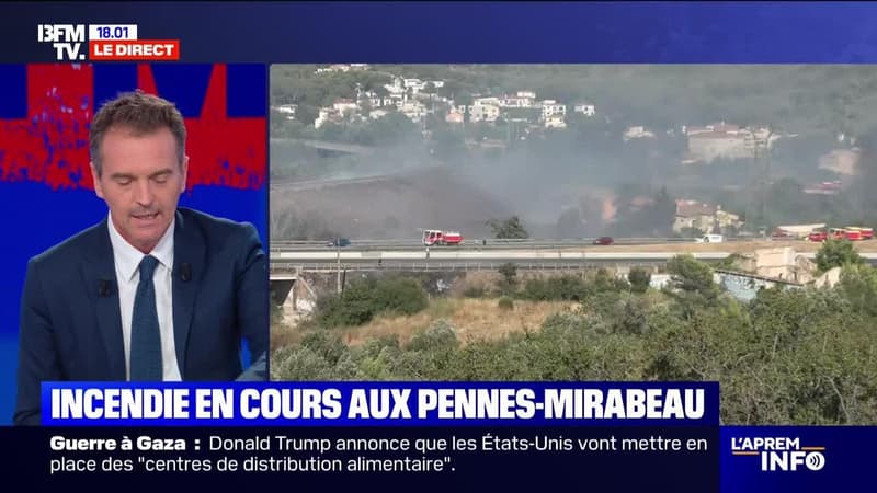 Story 1 : incendies en cours aux Pennes-Mirabeau - 28/07