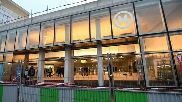 Vue de la station Mairie de Saint-Ouen
