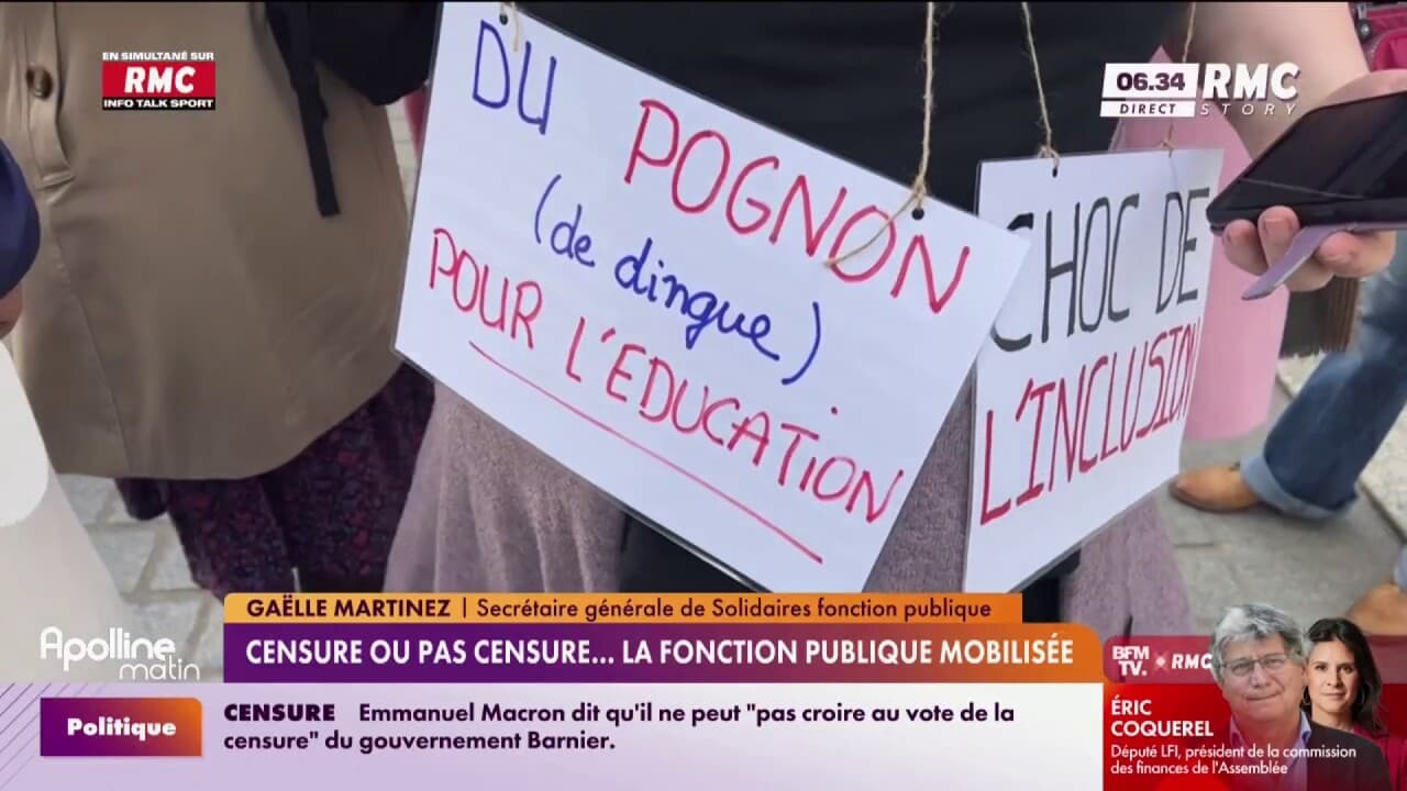 Grève massive dans la fonction publique en France : Mobilisation généralisée le 5 décembre