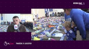 Sous le choc, les fans de Leicester défilent depuis ce matin pour rendre hommage au propriétaire du club