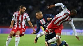 Kylian Mbappé face à Ajaccio, le 13 mai 2023.