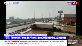 "J'ai vu des voitures couler": une touriste française témoigne des crues en Espagne