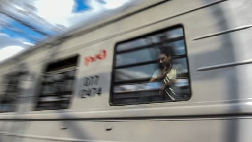Un train russe - Photo d'illustration