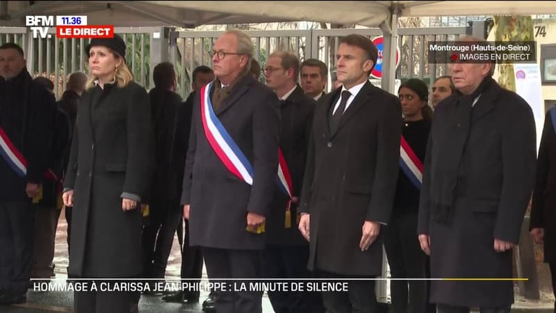 Une minute de silence observée puis la Marseillaise entonnée en hommage à Clarissa Jean-Philippe