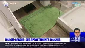 Var: des appartements touchés par les orages à Toulon