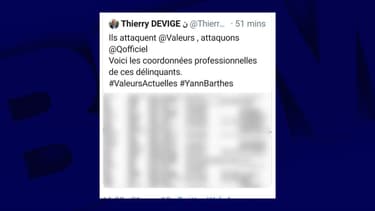 Le tweet polémique de Thierry Devige