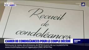 La Madeleine: cahier de condoléances pour le couple mort au Mexique