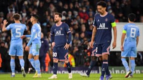 Messi et Marquinhos après Manchester City-PSG