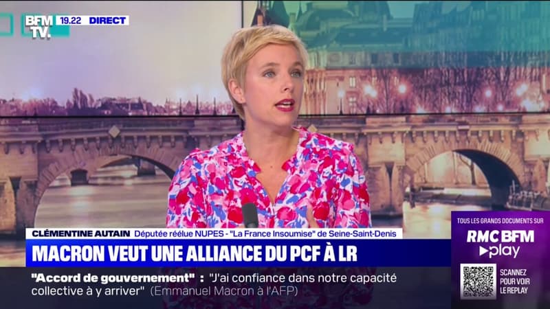 Clémentine Autain: Emmanuel Macron 