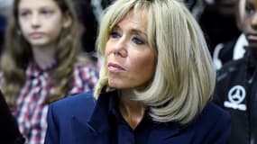 Brigitte Macron à Clamart le 15 novembre 2018