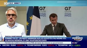 Pascal Saint-Amans (Directeur du Centre de politique et d'administration fiscales de l'OCDE): la taxe internationale "consiste à mettre en place un filet de sécurité en disant les profits des entreprises réalisés à l'étranger seront au moins taxés à 15%"