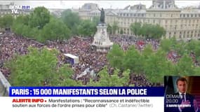 Paris: la manifestation contre le racisme a rassemblé 15.000 personnes, selon la police