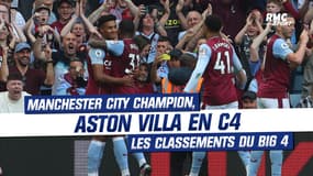 Big 4 : City champion, Aston Villa en Conference league… les classements