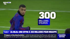 Le club saoudien d'Al-Hilal propose 300 millions d'euros pour Kylian Mbappé, le PSG accepte l'offre