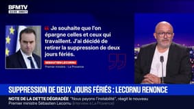 Pas de suppression de deux jours fériés: "C'est une satisfaction, tous ceux qui ont participé à la mobilisation du 10 septembre peuvent se féliciter", indique Benjamin Amar, (CGT 94)
