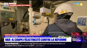 Retraites: il coupe l'électricité contre la réforme dans le Var