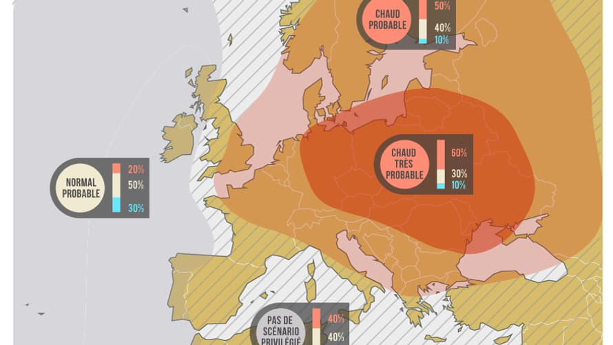 Les prévisions saisonnières de Météo France pour cet été. Les prévisions saisonnières de Météo France pour cet été.