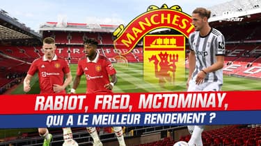 Manchester United : Rabiot, Fred, McTominay, qui a le meilleur rendement ?