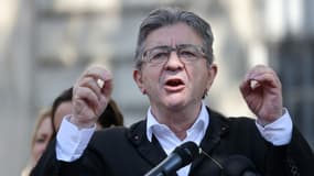 Jean-Luc Mélenchon le 1er mai 2022 à Paris