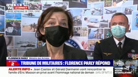Tribune de militaires: Florence Parly dénonce "une grossière machination politique"
