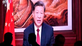 Xi Jinping prononce son discours du Nouvel An à la télévision, le 31 décembre 2023