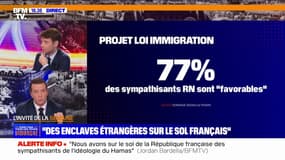 Immigration: Jordan Bardella dénonce "des enclaves étrangères" sur le territoire français